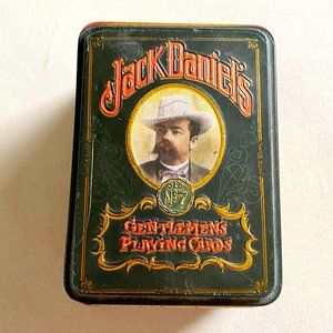 Jack Daniels Vintage Gentlemen's Playing Cards with Tin